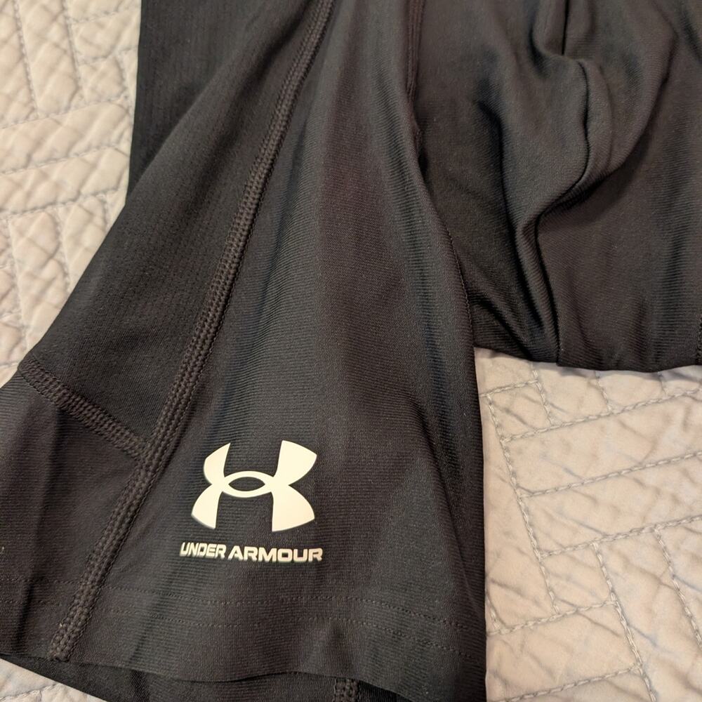 NWT Under Armour Men's Compression Shorts S Black HeatGear 6" Shorts (0291) - Picture 5 of 13